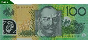 Australian $100 dollar Bill